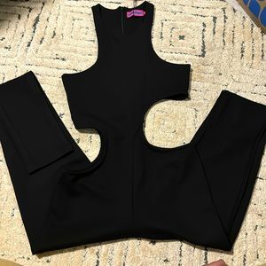 Black Cutout Jumpsuit